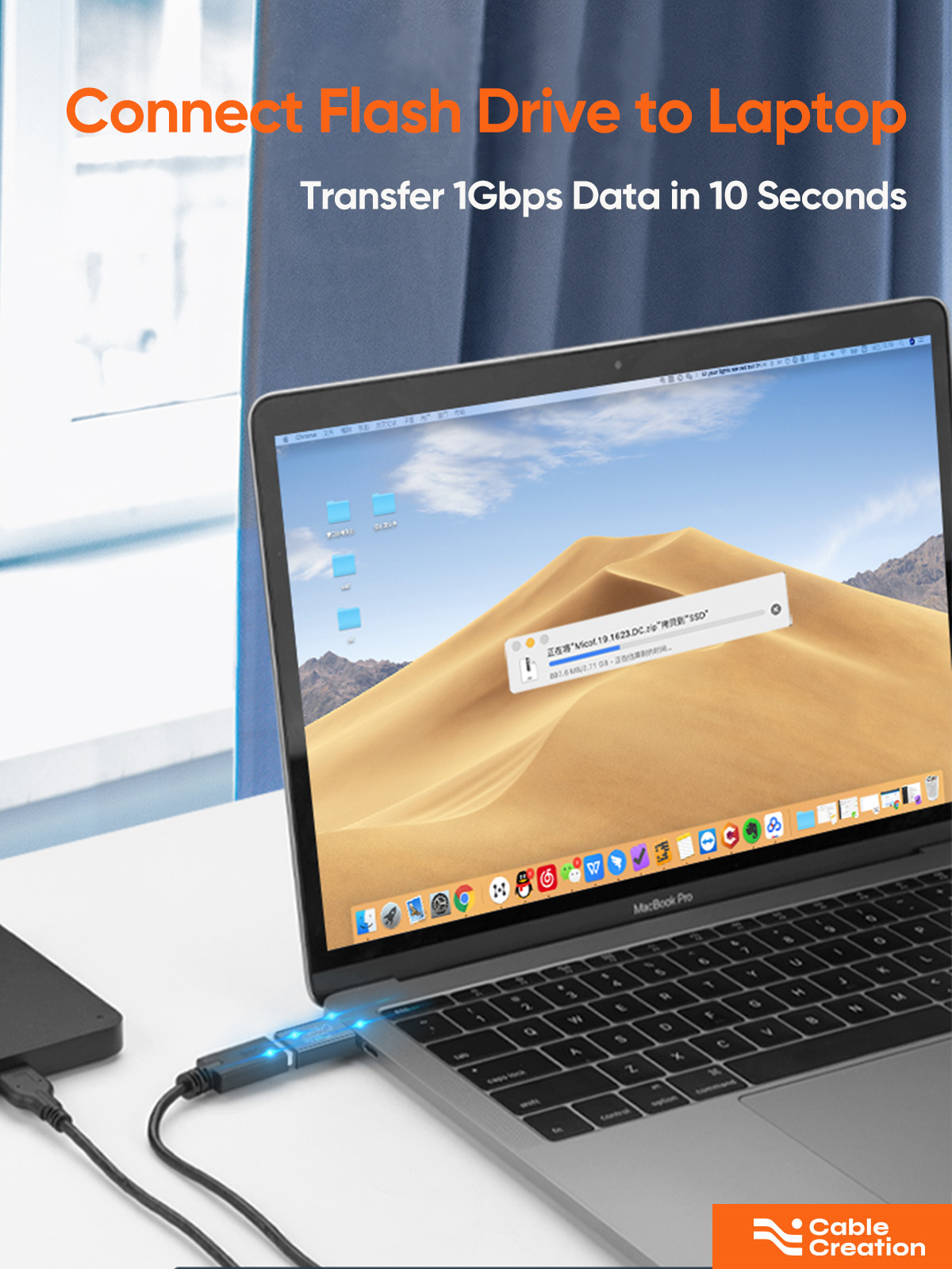 Portable USB-C to USB 3.0 Adapter