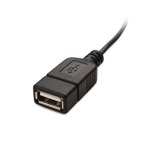USB-C to USB-A Adapter, 6 Inches Black