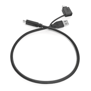 USB-C to USB-A Cable with Adapter, 16-Inch