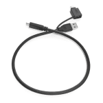 USB-C to USB-A Cable with Adapter, 16-Inch