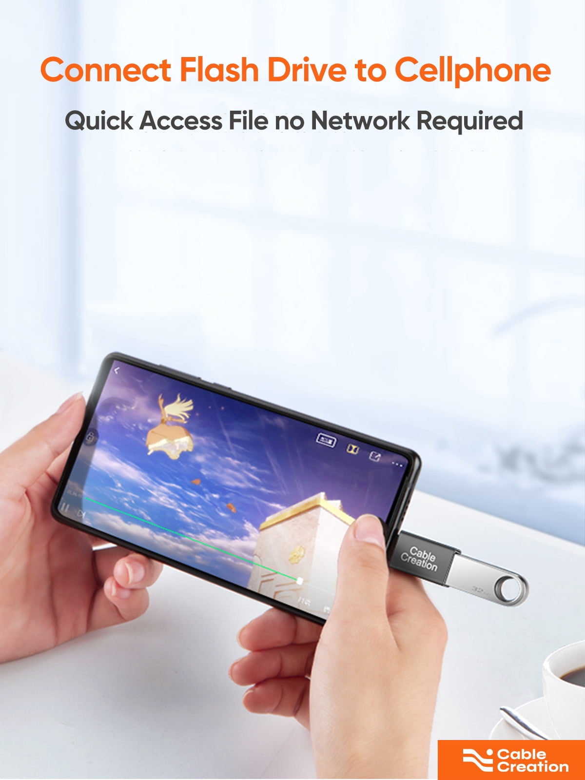 Portable USB-C to USB 3.0 Adapter