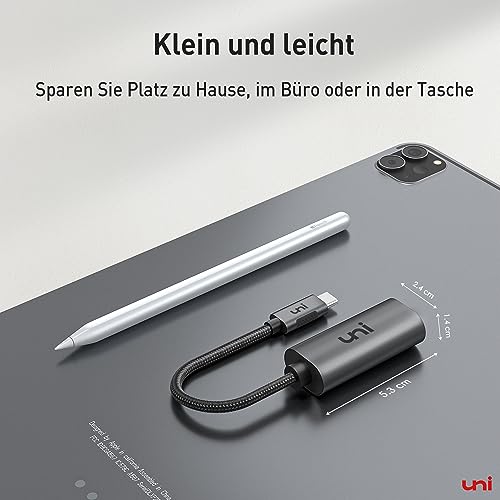 Uni USB C Ethernet Adapter, 1Gbps Gigabit LAN
