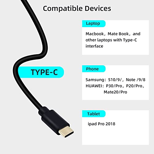 USB-C to HDMI Cable for 4K@30Hz