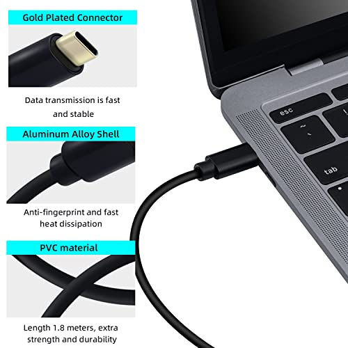 USB-C to HDMI Cable for 4K@30Hz