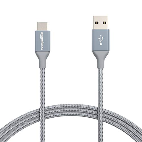 6ft Nylon USB-C to USB-A Fast Charging Cable
