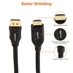 AmazonBasics 7.6m DisplayPort to HDMI Cable