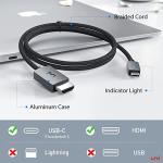 uni USB-C to HDMI 4K Cable for Home and Work