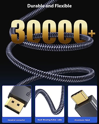 Maxonar 8K USB-C to DisplayPort Cable 2M