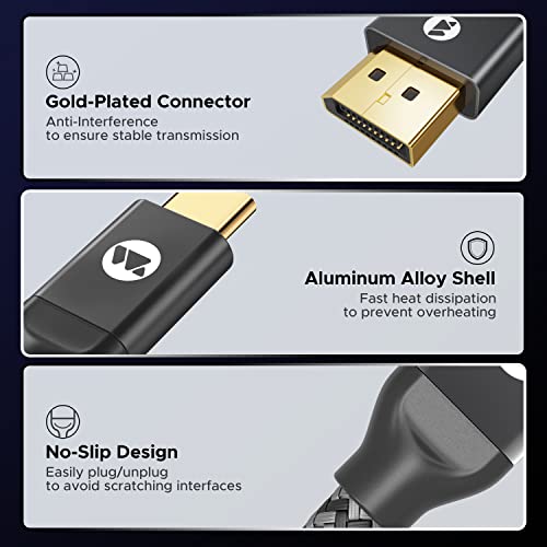 4K USB-C to DisplayPort Cable - 6ft