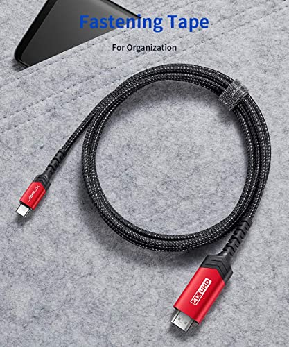 10ft USB-C to HDMI Cable for 4K Streaming