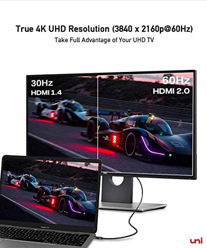 6ft USB-C to HDMI Cable for 4K@60Hz Devices