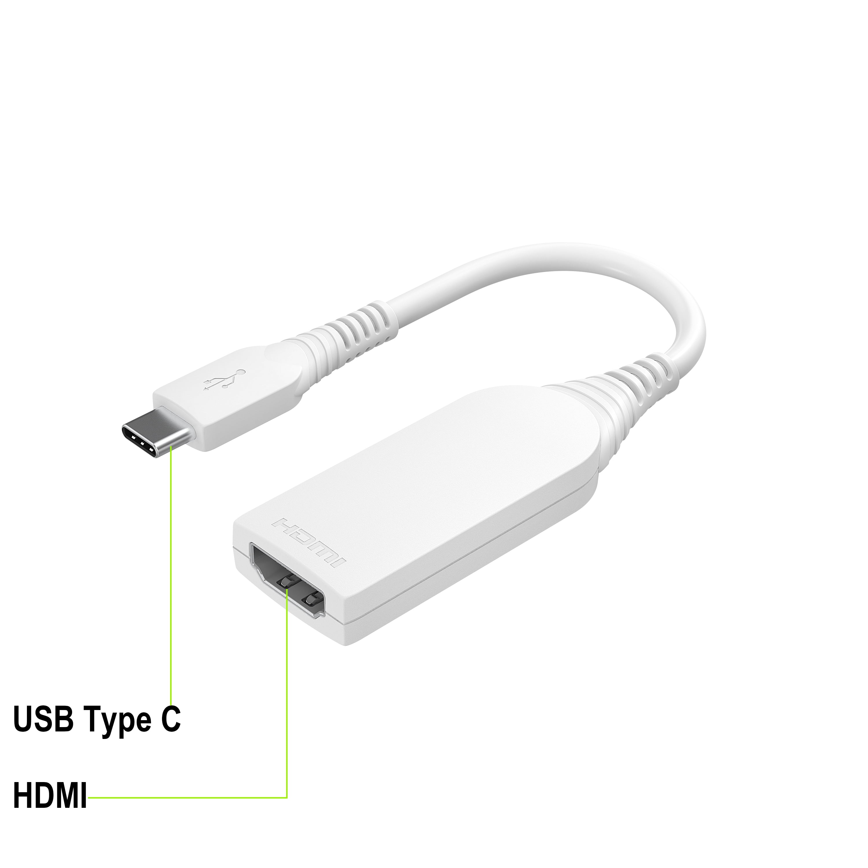 Onn USB-C to HDMI Adapter - Black or White