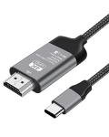 2M USB-C to HDMI Cable 4K, Thunderbolt 4 Compatible