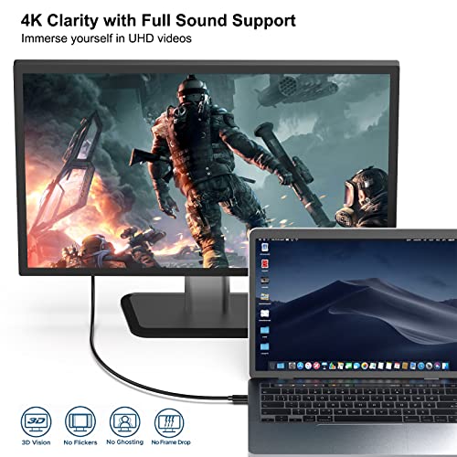 6ft USB-C to DisplayPort Cable (4K@60Hz)