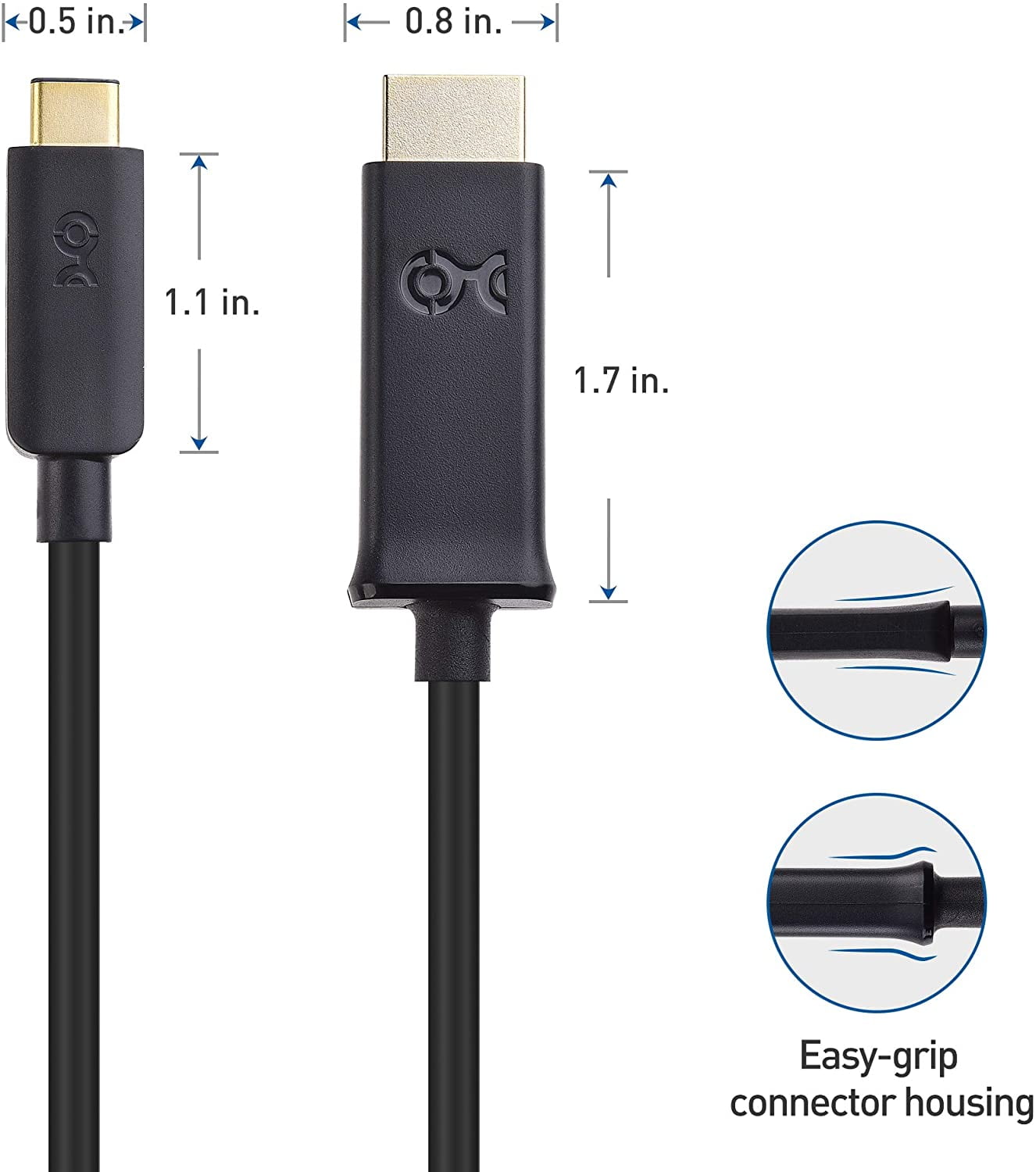 Cable Matters 4K USB-C to HDMI Cable 1.8m