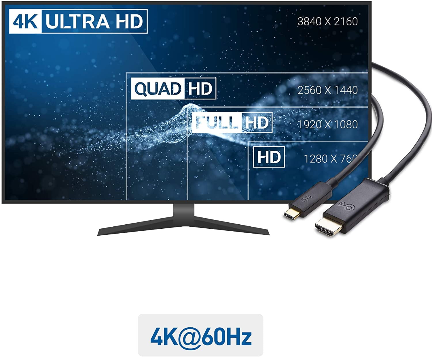 Cable Matters 4K USB-C to HDMI Cable 1.8m