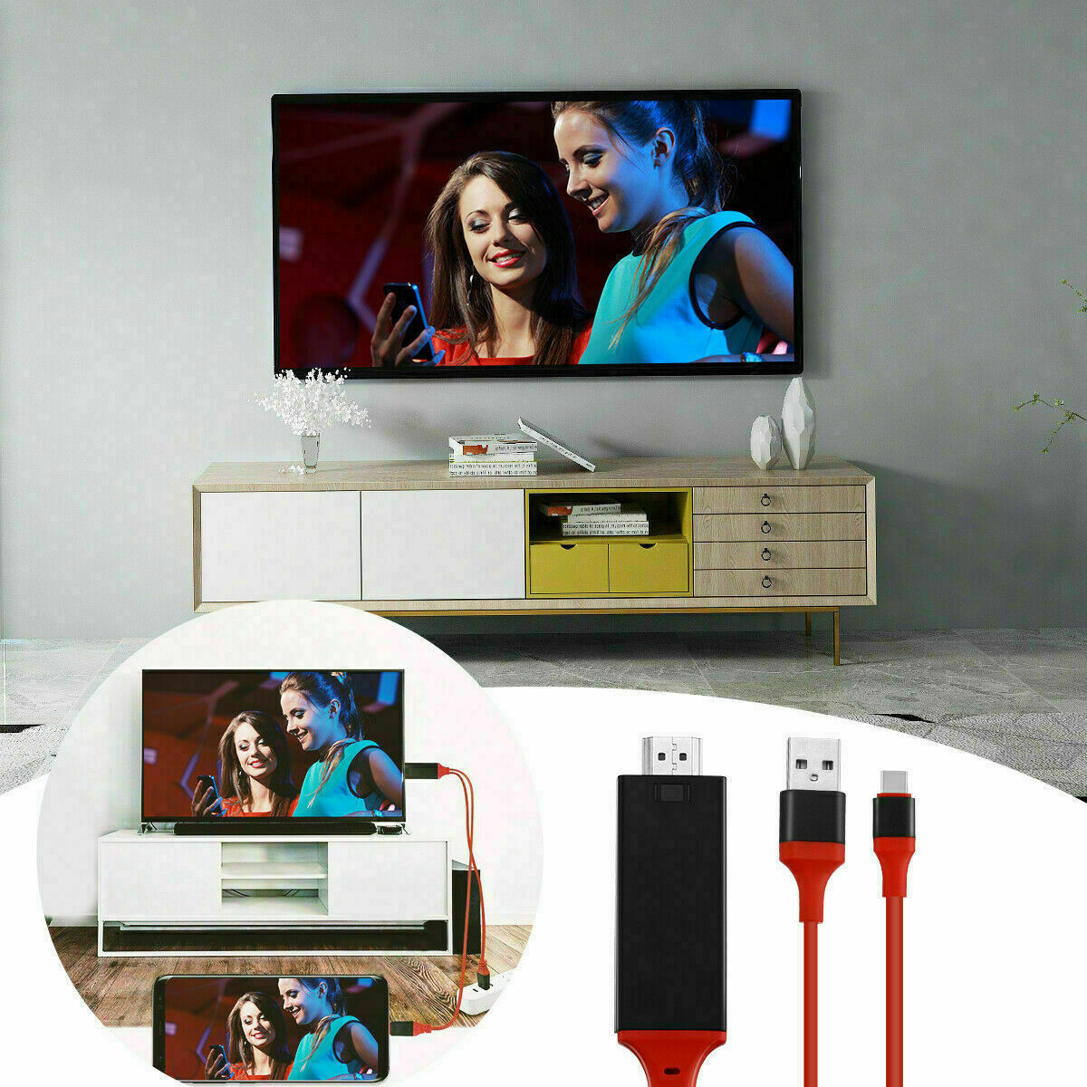 USB-C to HDMI Adapter for Android Devices