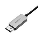 Amazon Basics DisplayPort to USB-C Cable, 1.8m