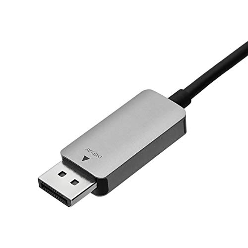 Aluminum USB-C DisplayPort Cable - 6ft