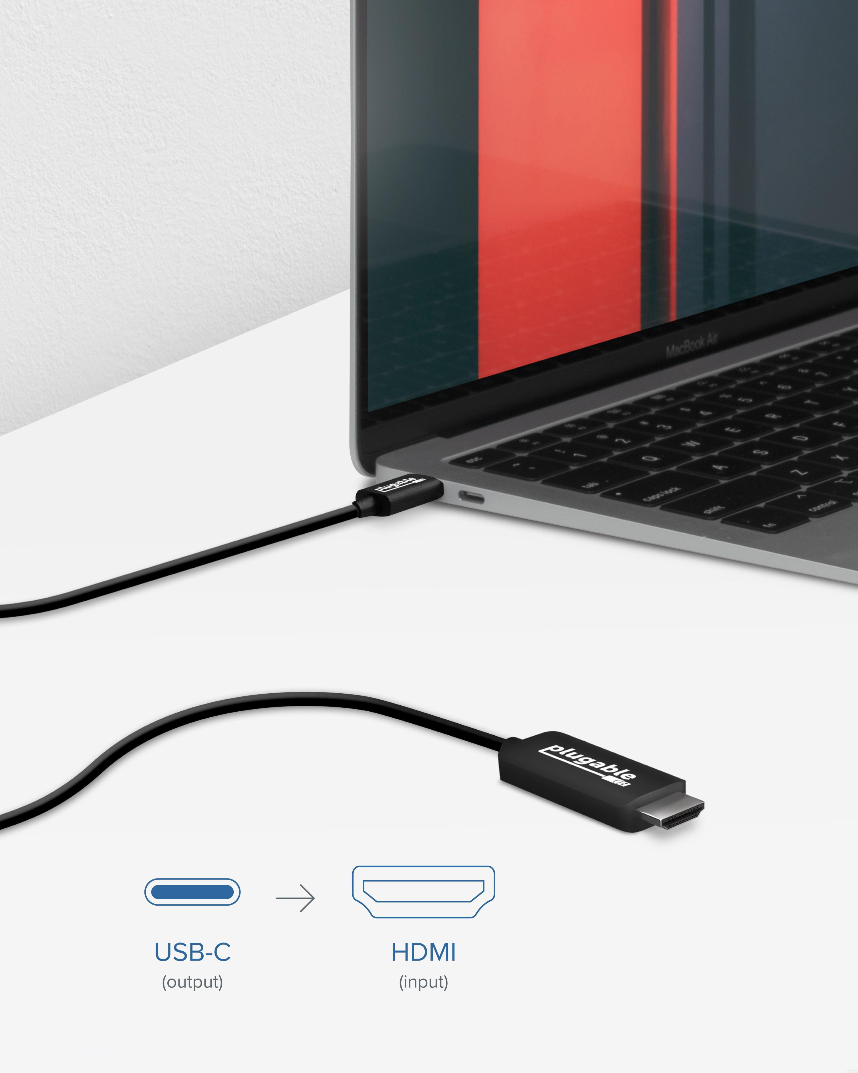 6ft USB C to HDMI Cable for 4K Displays