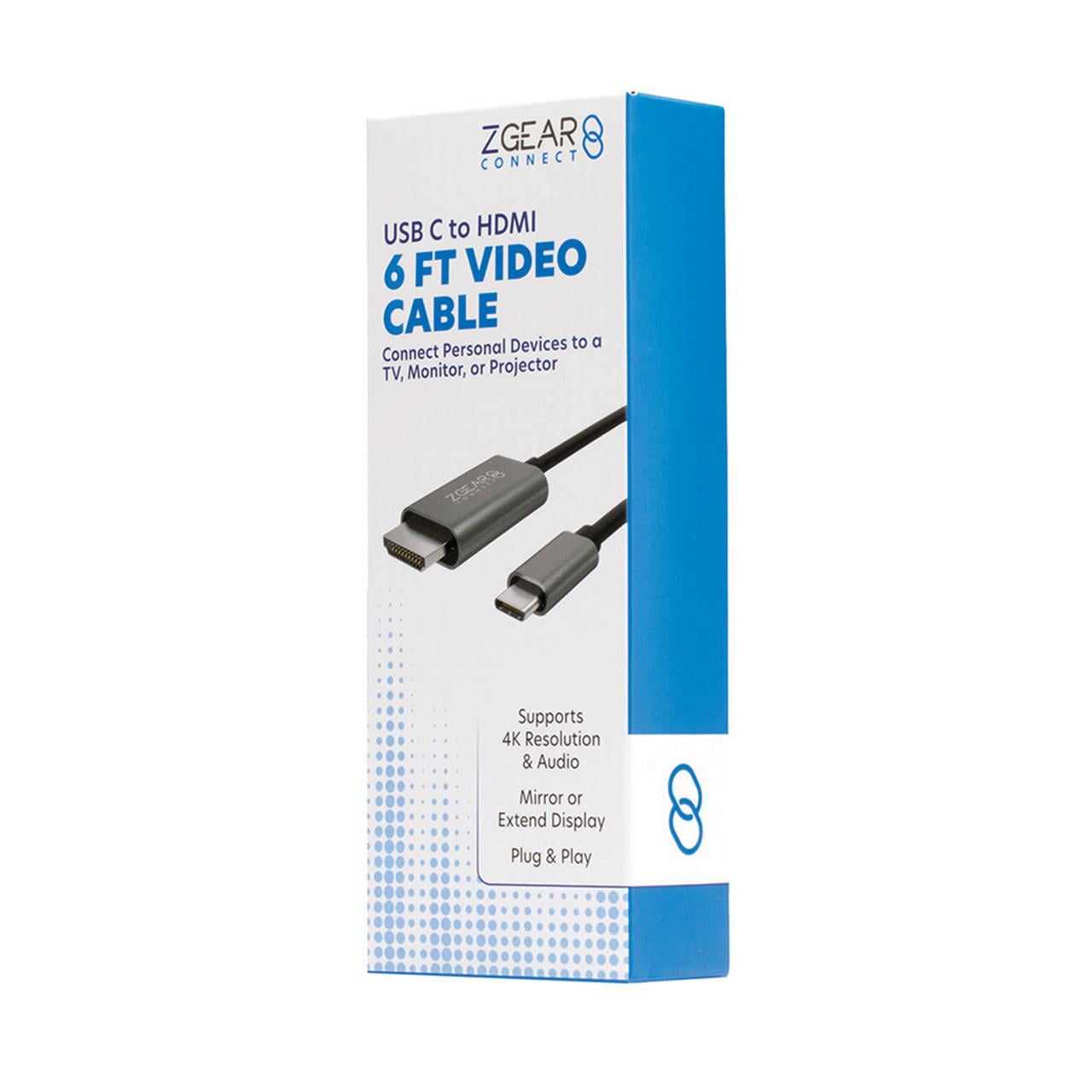 ZGEAR USB-C to 4K HDMI Cable