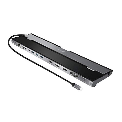 j5create USB C Docking Station with Triple Display Support
