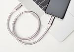 Double Braided Nylon USB-C to USB-C Cable 3ft