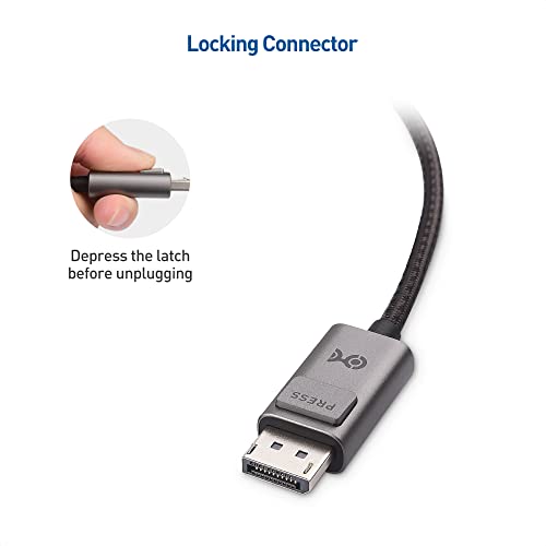 Premium Braided USB-C to DisplayPort Cable 8K