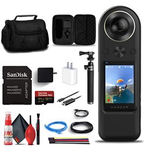 KanDao QooCam 8K 360 Camera Bundle with Accessories