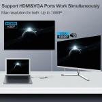 4-in-1 USB-C to HDMI and VGA Adapter