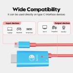 EhYoo USB-C to HDMI Cable for Switch & More