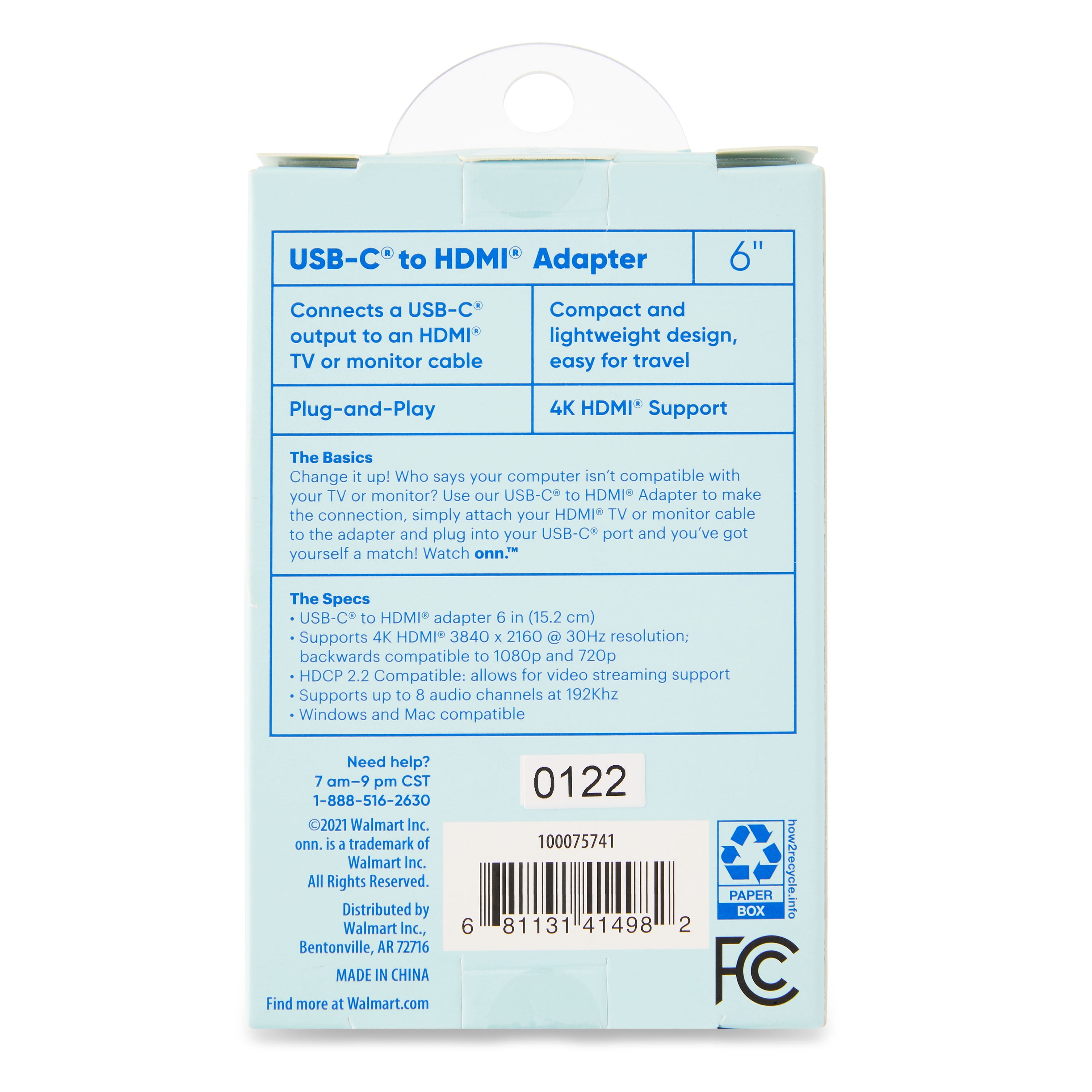 USB-C to HDMI Adapter, 4K, Gaming or Movies