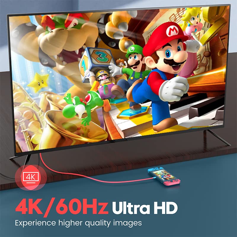 EhYoo USB-C to HDMI Cable for Switch & More