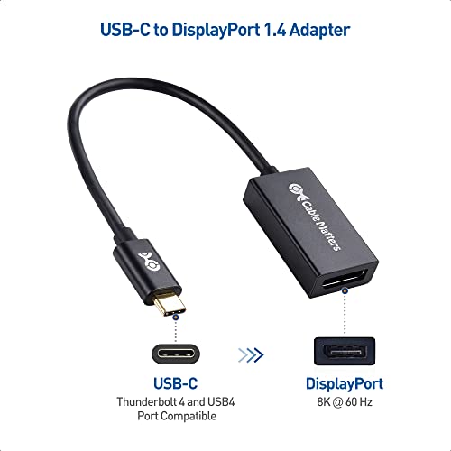 Cable Matters USB-C to DisplayPort 1.4 Adapter