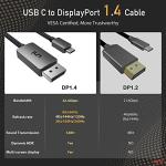 uni USB-C to DisplayPort 8K Cable