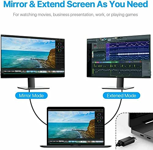 USB C to DisplayPort 4K Cable (1M)