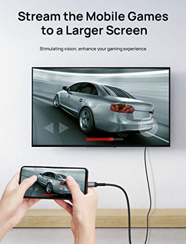 JSAUX 4K USB-C to HDMI Cable - 6.6ft