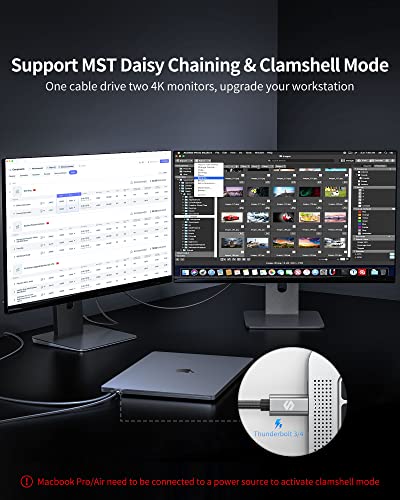 Silkland USB-C to DisplayPort Cable, 8K/4K/2K