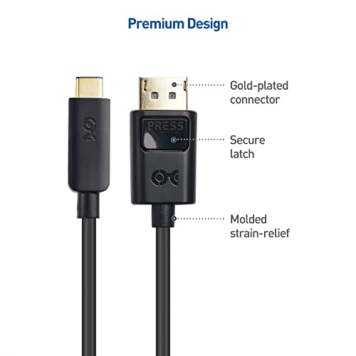 USB-C to DisplayPort 8K Cable for MacBooks/XPS