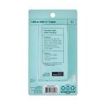 10ft USB to USB-C Cable - Black