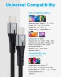 Njjex 6ft USB-C to USB-C Fast Charger Cable