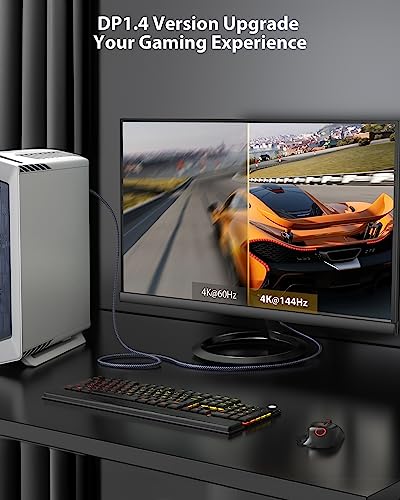 8K USB-C to DisplayPort Cable, 6.6FT