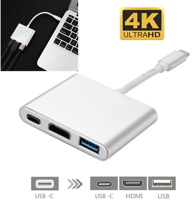 USB-C HDMI Cable Adapter for Mac & Androids