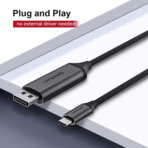 USB-C to DisplayPort Cable, 4K 60Hz, 1.2m