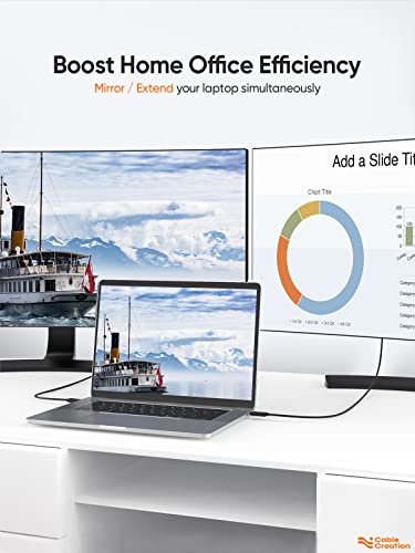CableCreation 4K USB-C to HDMI Cable 3FT