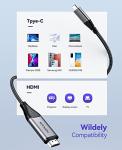 USB-C to HDMI 4K Cable, 2M, Compatible Devices