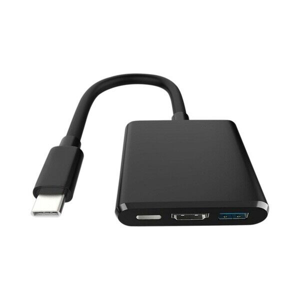 USB-C to HDMI 4K 3-in-1 Hub Adapter