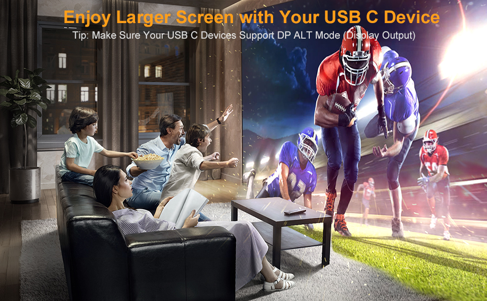 6FT USB-C to HDMI 4K Cable Adapter