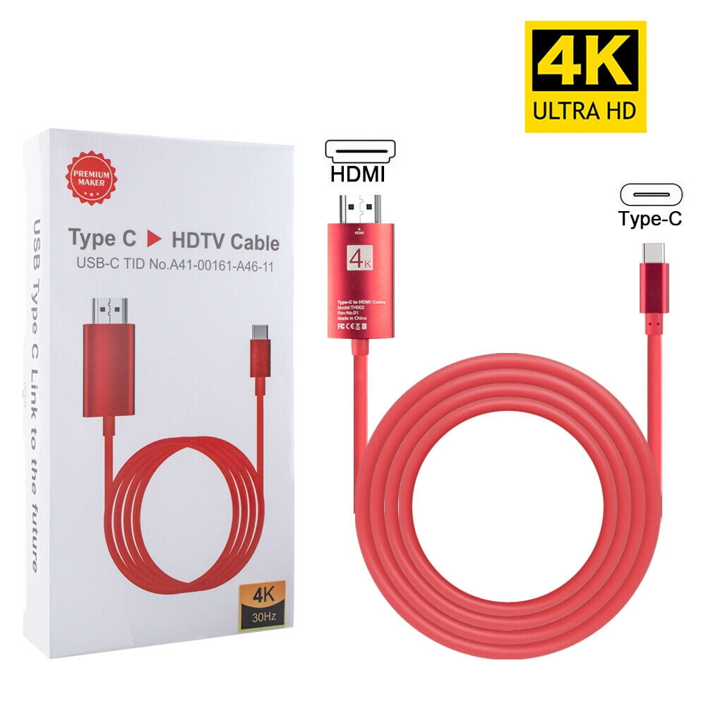 USB-C to HDMI Cable Adapter for Samsung & MacBook