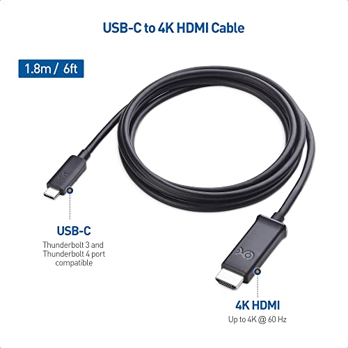 USB-C to HDMI Cable - 4K 60Hz